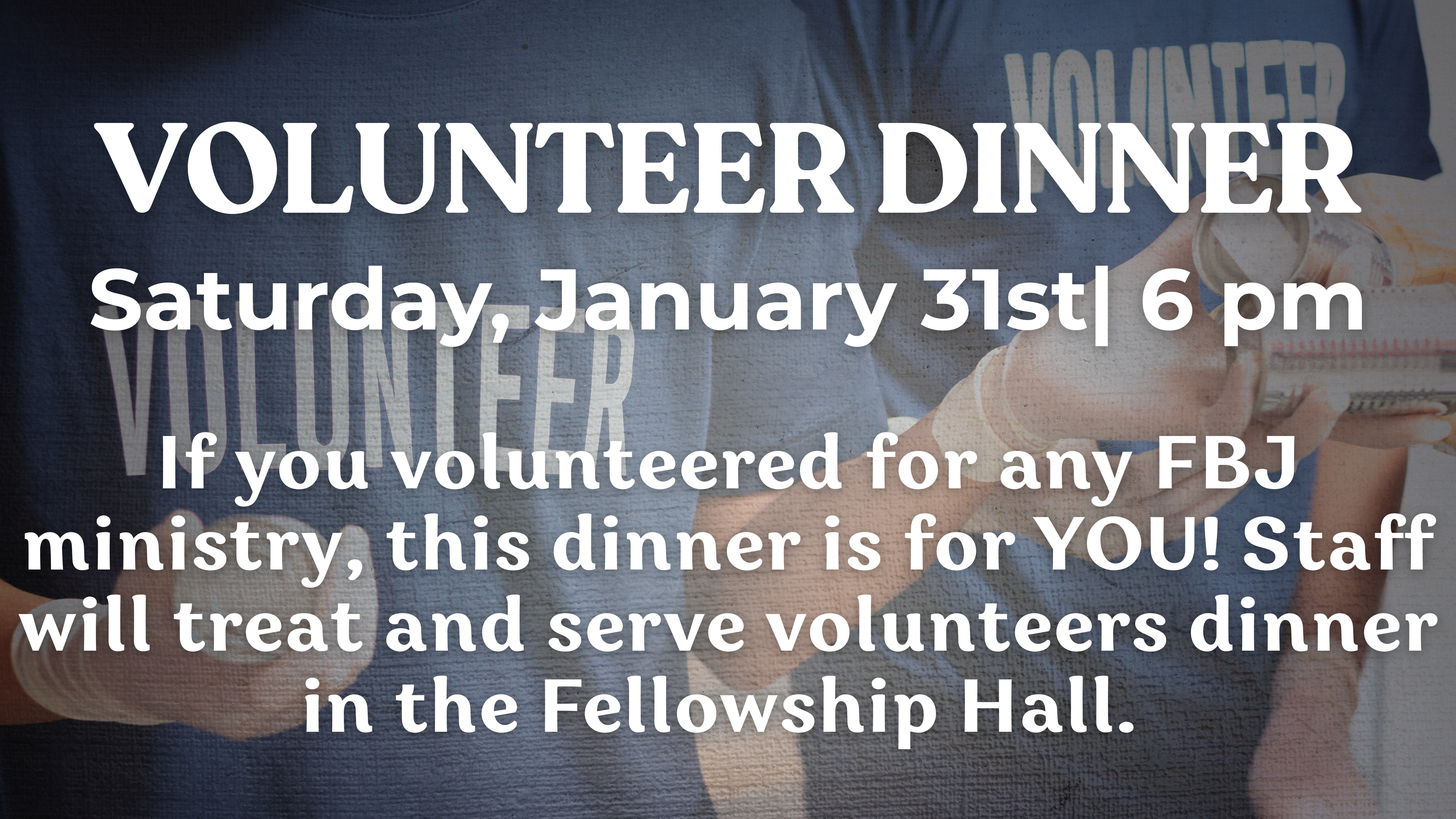 Volunteer Dinner