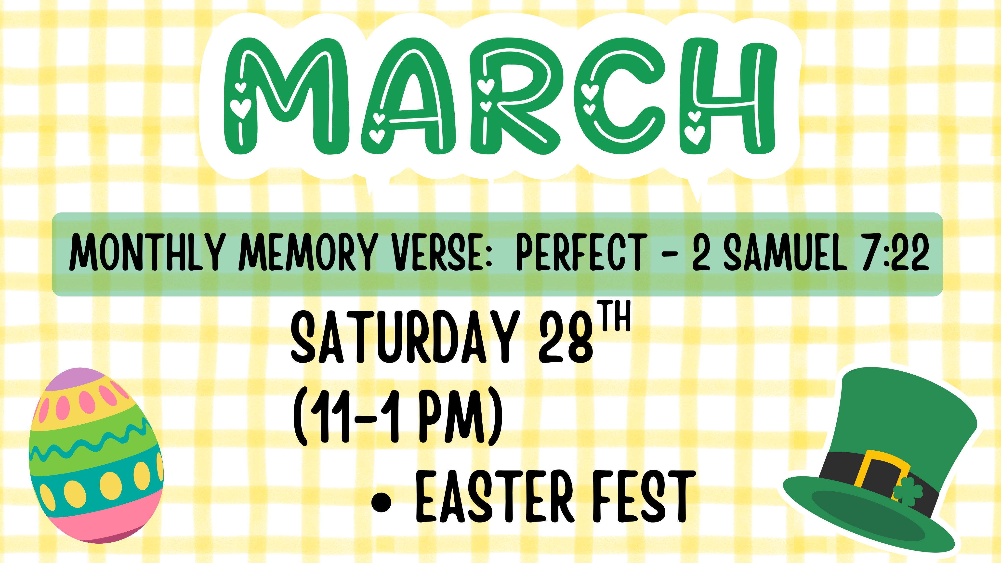 FirstKids Event for March