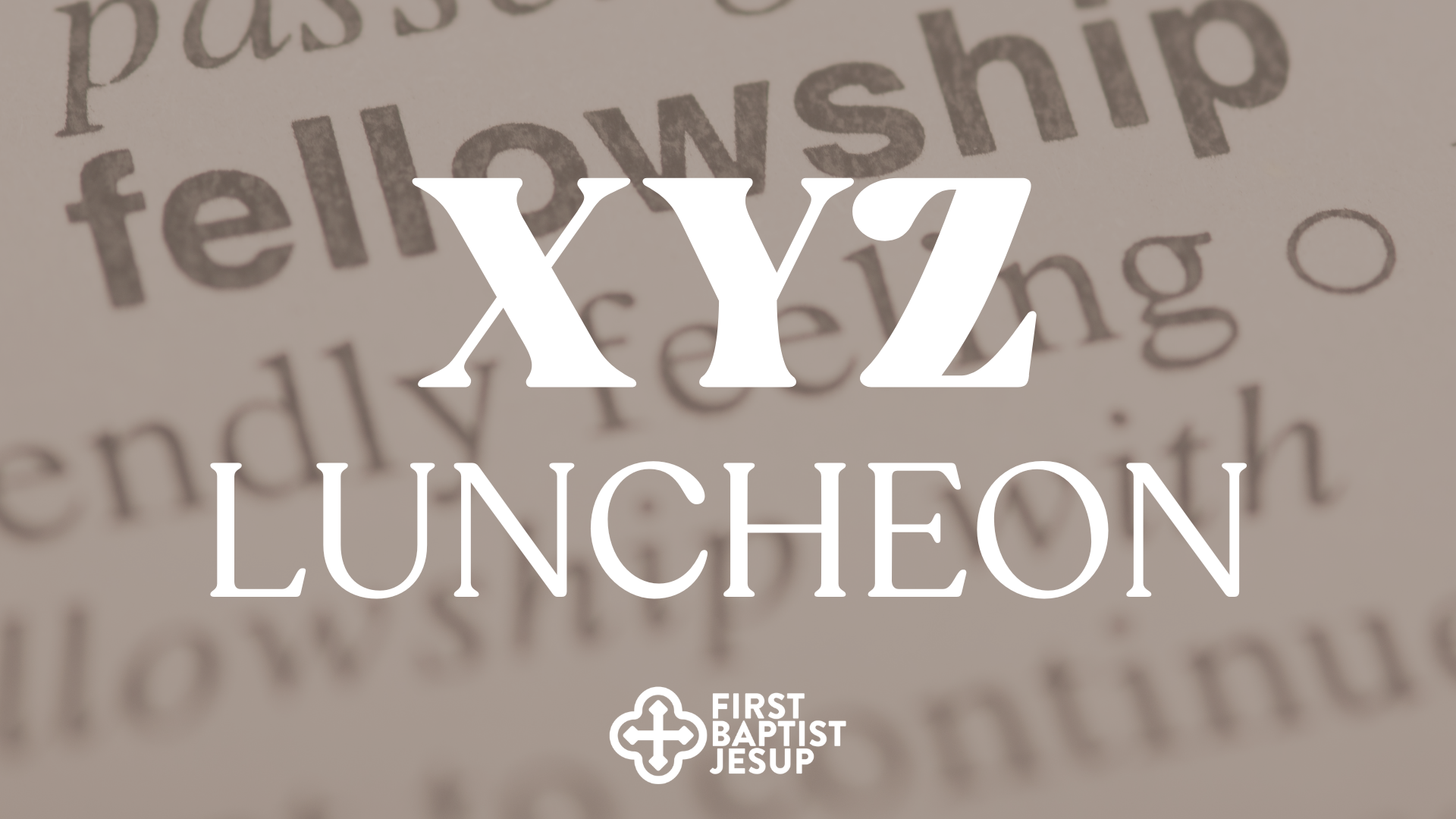 XYZ Luncheon